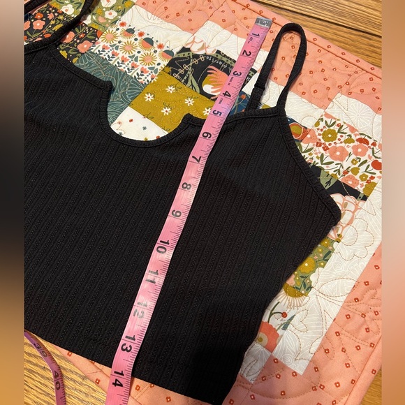 Lot (3)  SHEIN Ribbed Crop Tops - Large - Picture 5 of 13